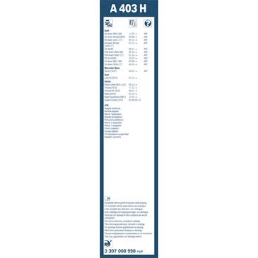 Tylna wycieraczka BOSCH Rear 400 mm do Volkswagen Transporter T6 2015-2024