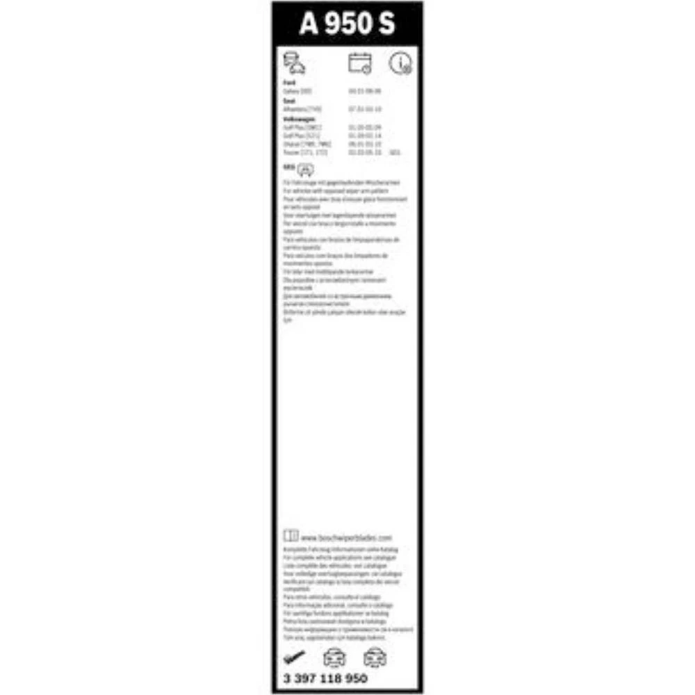 Комплект передніх щіток BOSCH AeroTwin 700 & 700 мм для Peugeot 407 2004-2012
