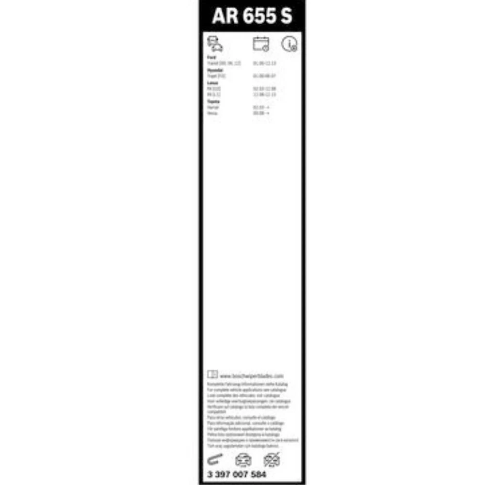 Komplet przednich wycieraczek BOSCH AeroTwin 650 & 550 mm do Lexus RX 3 2009-2015