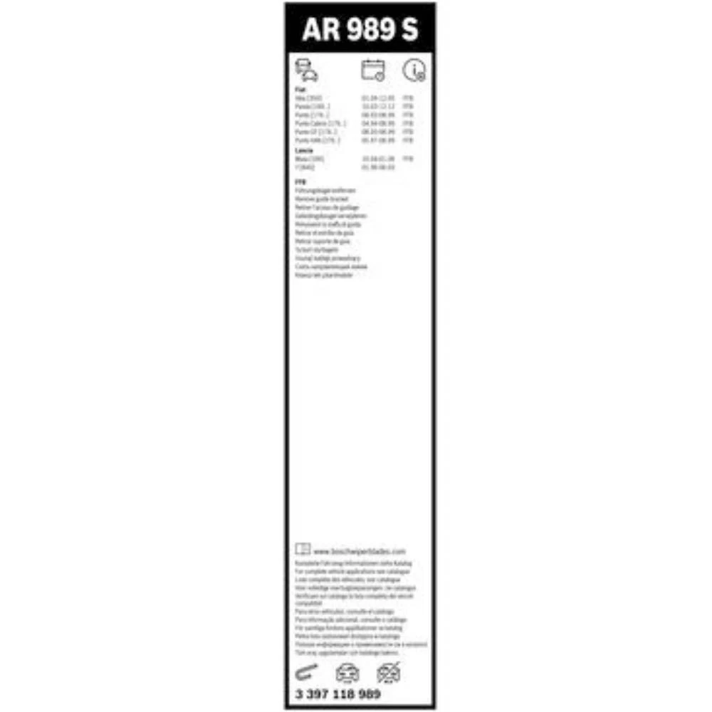 Komplet przednich wycieraczek BOSCH AeroTwin 580 & 400 mm do Lancia Y 1995-2003
