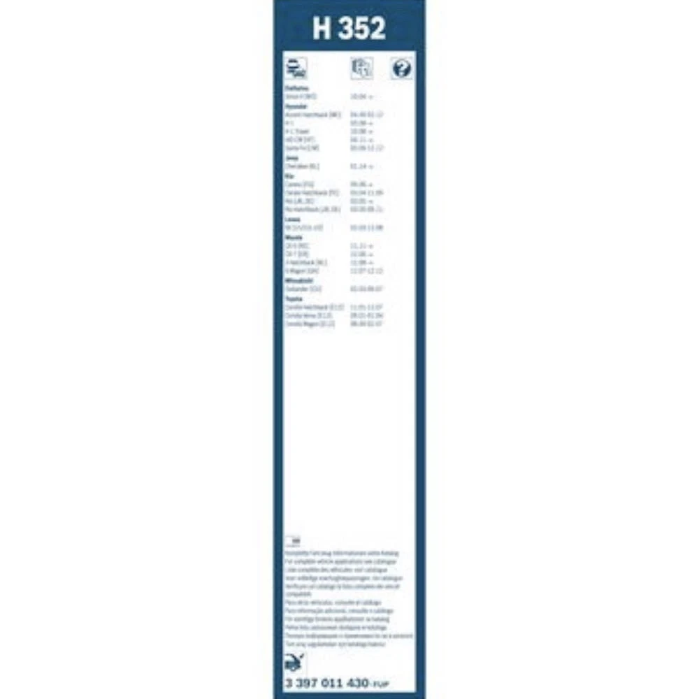 Tylna wycieraczka BOSCH Rear 350 mm do Jeep Cherokee 5 2018-2023