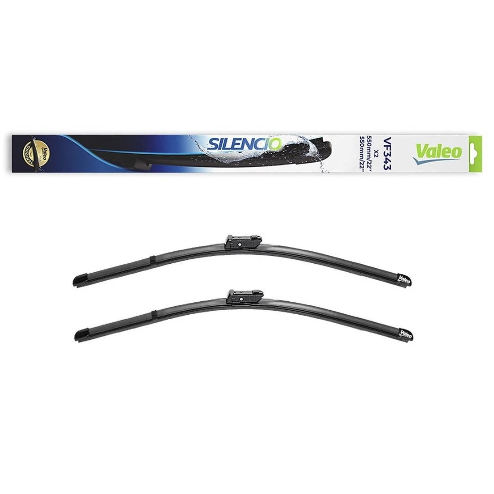 Komplet przednich wycieraczek Valeo Silencio Flat 550 & 550 mm do Land Rover Defender 2 2019-2026