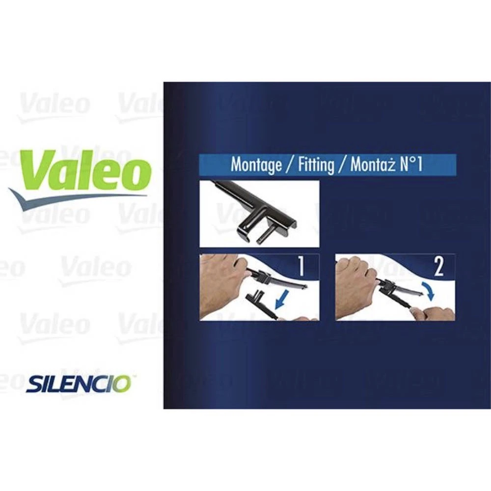 Комплект передних дворников Valeo Silencio Flat 650 & 450 мм для BMW 7 Series 2008-2015