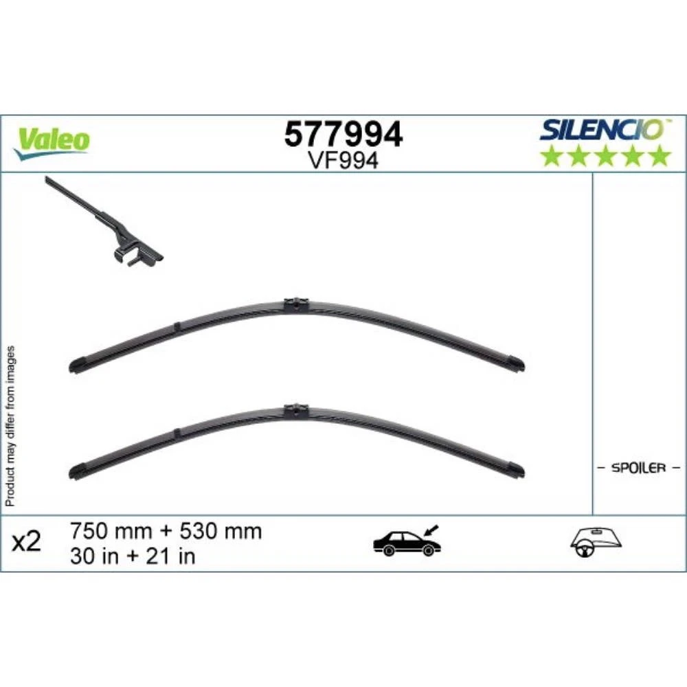Wycieraczki Valeo Silencio Flat do BMW i3