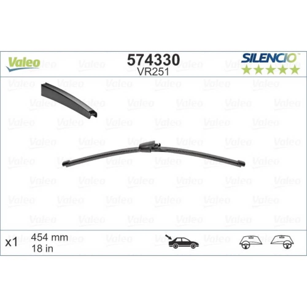 Wycieraczki Valeo Silencio Rear do Volkswagen Transporter