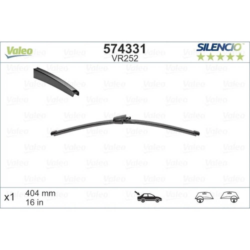 Tylna wycieraczka Valeo Silencio Rear 404 mm do Skoda Fabia 2 Combi 2006-2013