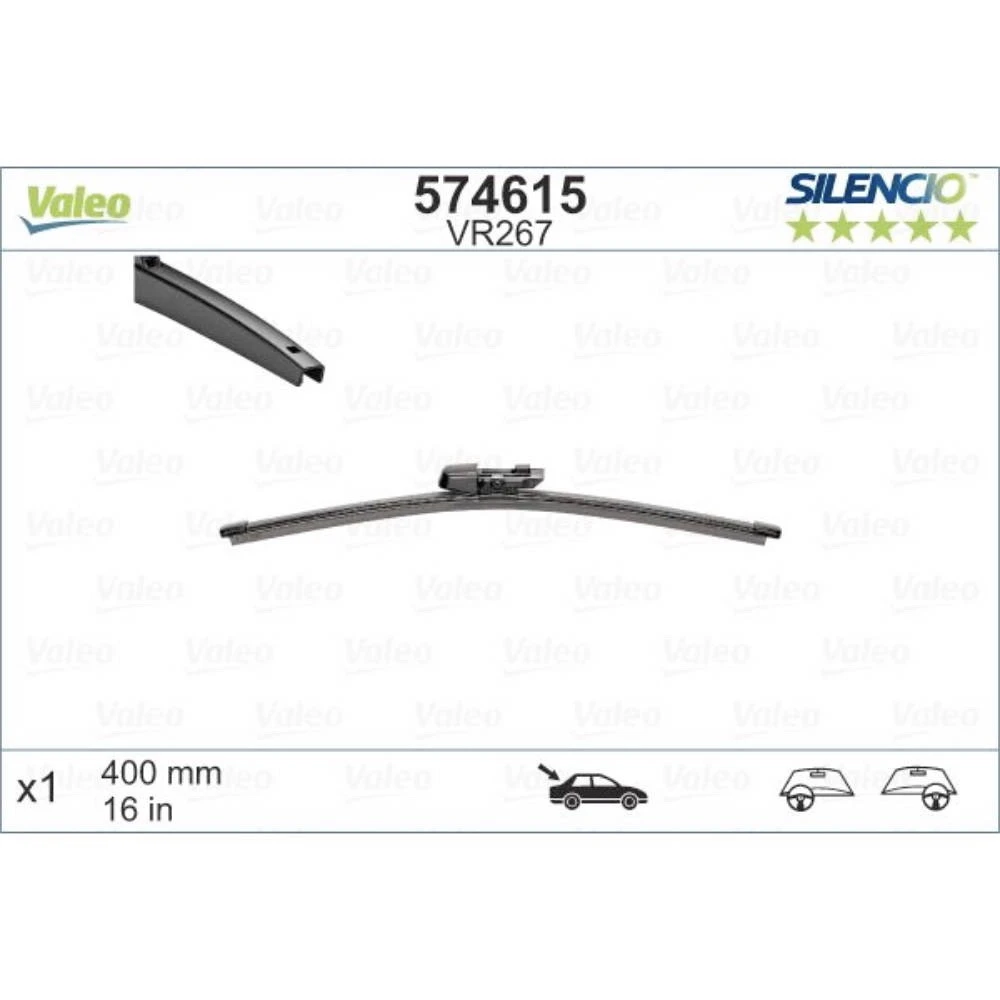 Tylna wycieraczka Valeo Silencio Rear 400 mm do Volkswagen Transporter T6 2015-2024