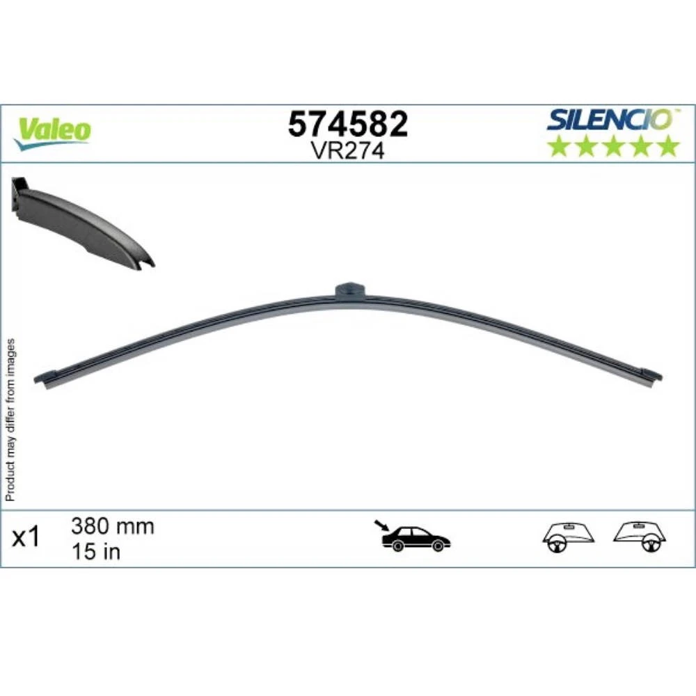 Tylna wycieraczka Valeo Silencio Rear 380 mm do Audi Q7 2015-2026