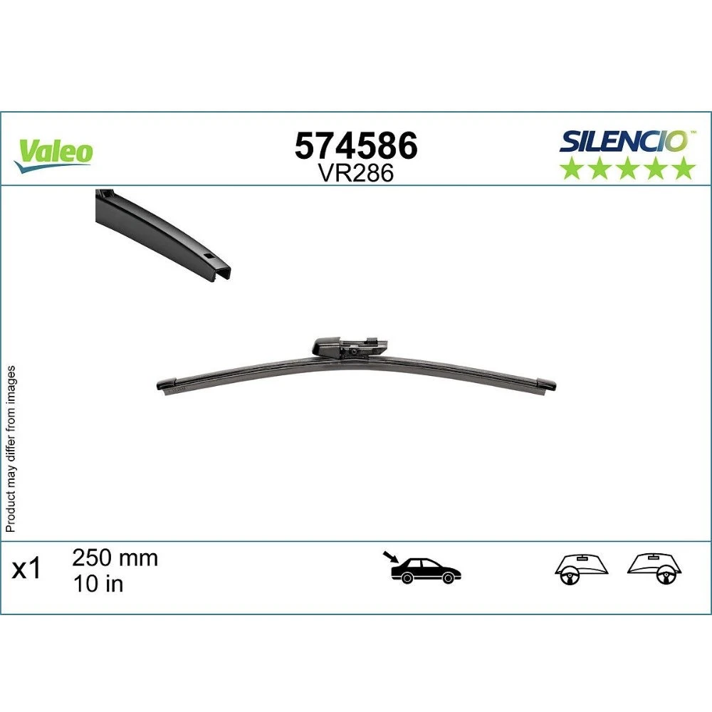 Tylna wycieraczka Valeo Silencio Rear 250 mm do Volkswagen Golf 8 2019-2026
