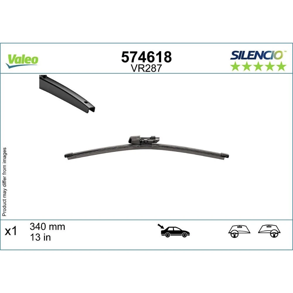 Tylna wycieraczka Valeo Silencio Rear 340 mm do Skoda Karoq 2023-2026