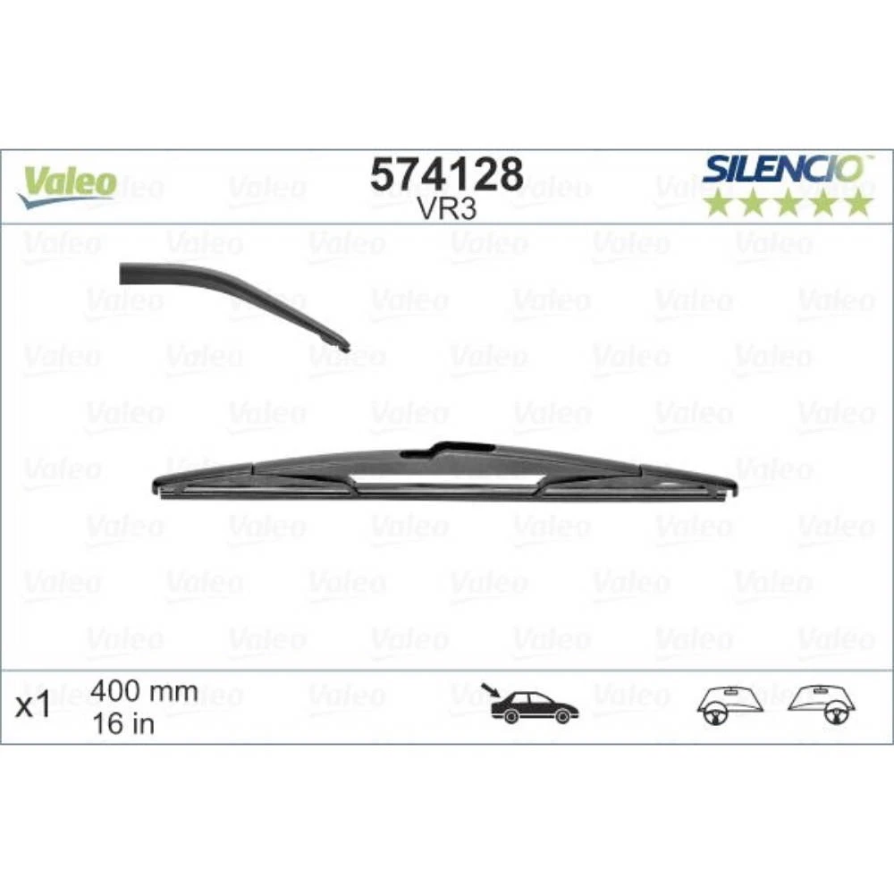 Tylna wycieraczka Valeo Silencio Rear 400 mm do Opel Meriva A 2003-2010