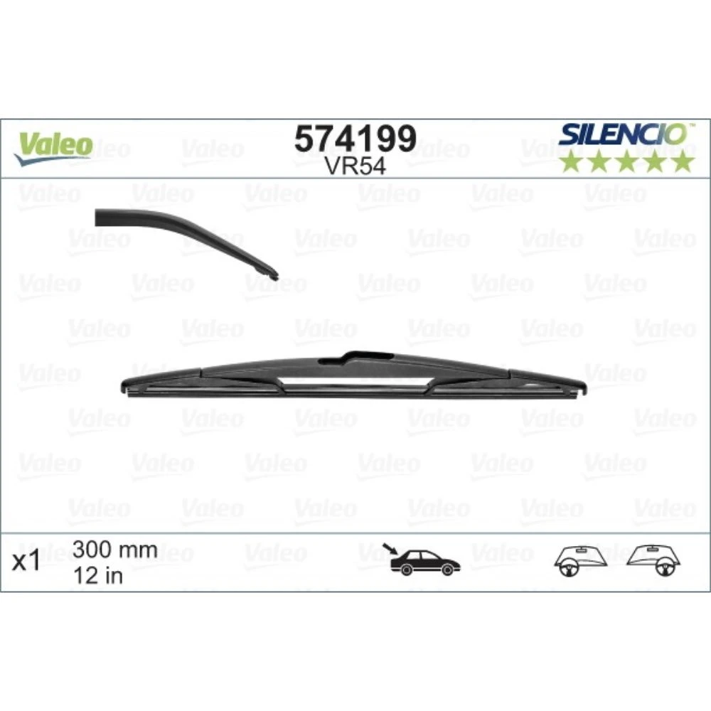 Tylna wycieraczka Valeo Silencio Rear 300 mm do Citroen C-Crosser 2007-2013