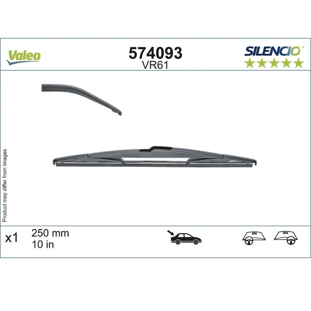 Tylna wycieraczka Valeo Silencio Rear 250 mm do Toyota Corolla Cross 2020-2026